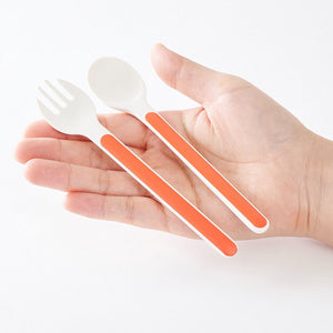 TAK kids dish spoon - orange | made in Japan