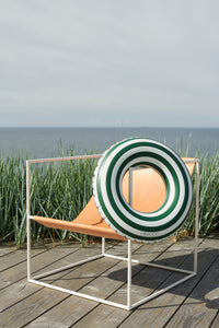 LIEWOOD baloo swim ring - stripe: garden green/crème de la crème