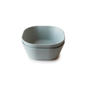 MUSHIE square dinnerware bowl / set of 2 (sage) | made in Denmark
