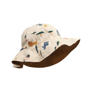 LIEWOOD amelia reversible sun hat - safari sandy mix