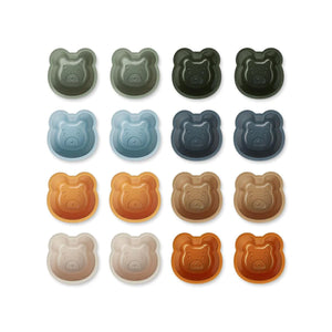 LIEWOOD tilo cup cake 16-pack - mr bear / faune green multi mix