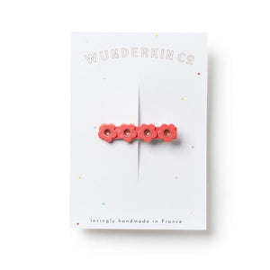 WUNDERKIN CO. flower clip / red ginger - lovingly made in France