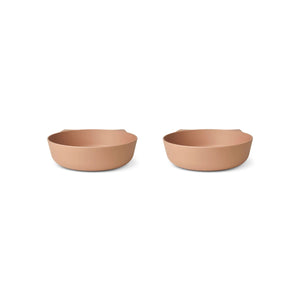 LIEWOOD solina bowl 2-pack - cat/pale tuscany