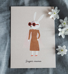 LITTLE OTJA super mama card | printed in Slovenia
