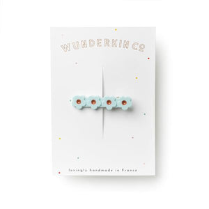 WUNDERKIN CO. flower clip / glacier - lovingly made in France