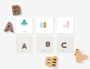 OIOIOOI alphabet card | made in Korea