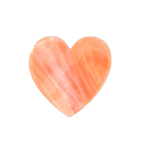 COUCOU SUZETTE pink heart hair claw