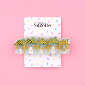 COUCOU SUZETTE snowy town hair clip