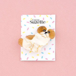 COUCOU SUZETTE shih tzu hair clip