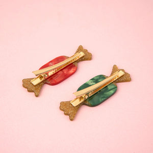 COUCOU SUZETTE christmas candies hair clip set