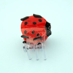 COUCOU SUZETTE ladybug mini hair claw