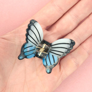 COUCOU SUZETTE blue butterfly mini hair claw