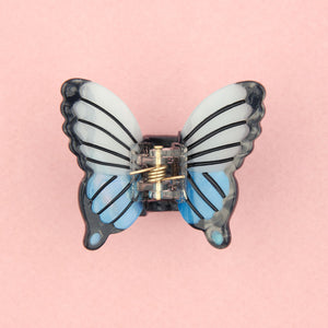 COUCOU SUZETTE blue butterfly mini hair claw