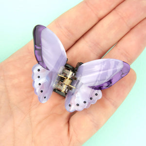 COUCOU SUZETTE purple butterfly mini hair claw