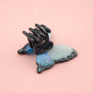 COUCOU SUZETTE blue butterfly mini hair claw