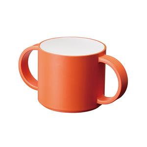 TAK kids dish mug - orange | made in Japan