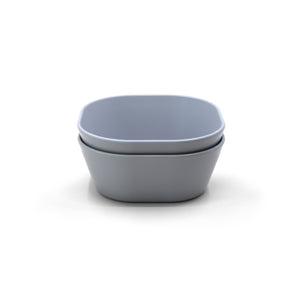 天藍色方形餐碗 (2件裝)｜丹麥製造