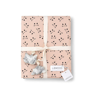 LIEWOOD baby bed linen - cat rose blush