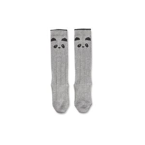 LIEWOOD sofia knee socks - panda grey melange