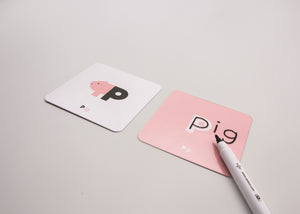 韓國製字母卡片