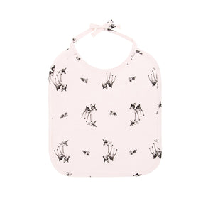 ROSE IN APRIL anna printed bib fawn - light pink | made in Portugal
