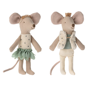 MAILEG royal twins mice, little sister and brother in box