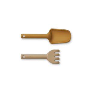 LIEWOOD francy gardening tools - golden caramel/oat mix