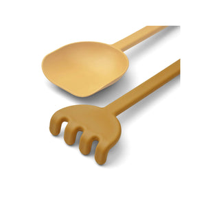 LIEWOOD hilda shovel and rake - jojoba/golden caramel mix