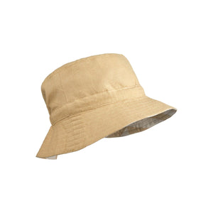 LIEWOOD sander reversible sun hat - y/d stripe: safari/sandy