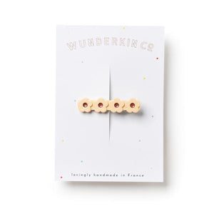 WUNDERKIN CO. flower clip / sugar - lovingly made in France