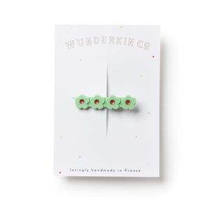 WUNDERKIN CO. flower clip / pistachio - lovingly made in France
