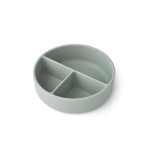 LIEWOOD rosie divider bowl with lid - mr. bear/faune green/dove blue mix