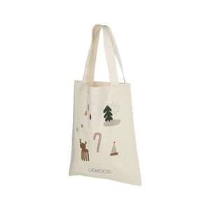LIEWOOD tote bag small - holiday/sandy mix